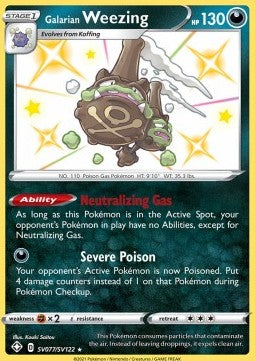 Galarian Weezing - Destino Splendente (Secret Rare) [SHF-SV77]