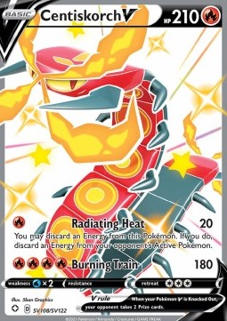 Centiskorch V - Destino Splendente (Secret Rare) [SHF-SV108]