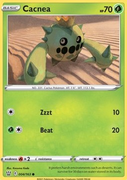 Cacnea - Stili di Lotta (Common) [BST-4]