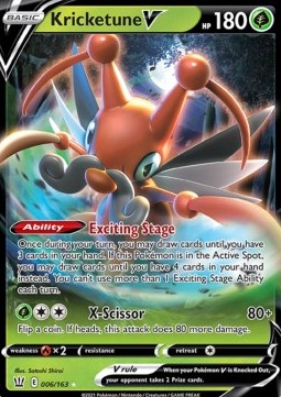 Kricketune V - Stili di Lotta (Ultra Rare) [BST-6]