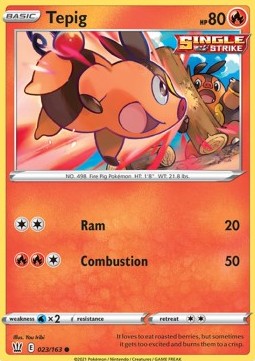 Tepig - Stili di Lotta (Common) [BST-23]