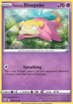 Galarian Slowpoke - Stili di Lotta (Common) [BST-54]