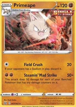 Primeape - Stili di Lotta (Rare) [BST-67]