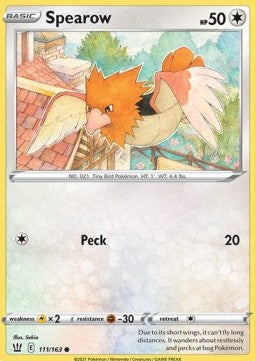 Spearow - Stili di Lotta (Common) [BST-111]