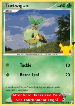 Turtwig Lv.10 - Diamante & Perla (Oversized) [DP-103]