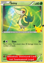 Snivy - BW Black Star Promos (Oversized) [BW-01]
