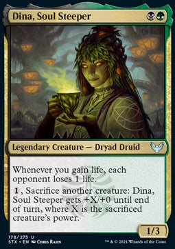 Dina, Distillatrice di Anime - Strixhaven: Scuola dei Maghi (Uncommon) [STX-178]