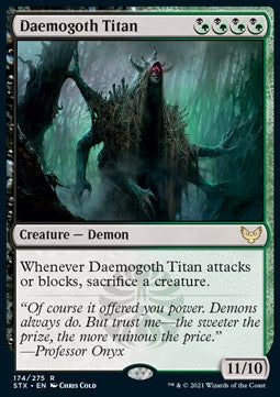 Daemogoth Titano - Strixhaven: Scuola dei Maghi (Rare) [STX-174]