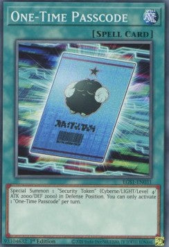 One-Time Passcodice - Deck Divinità Egizie: Slifer il Drago del Cielo (Common) [EGS1-031]