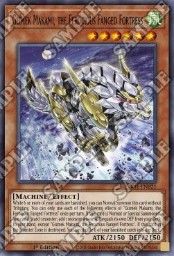Gizmeck Makami, la Feroce Fortezza con Zanne - Deck Divinità Egizie: Obelisk il Tormentatore (Common) [EGO1-021]