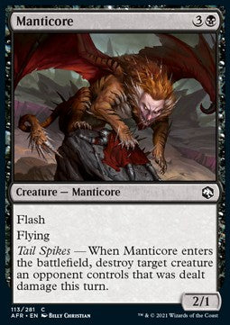 Manticora - Avventure nei Forgotten Realms (Common) [AFR-113]