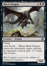 Drago Nero - Avventure nei Forgotten Realms (Uncommon) [AFR-90]