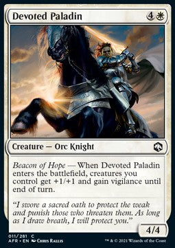 Paladina Devota - Avventure nei Forgotten Realms (Common) [AFR-11]
