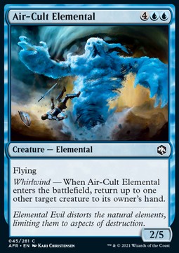 Elementale del Culto dell'Aria - Avventure nei Forgotten Realms (Common) [AFR-45]