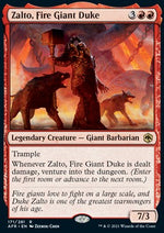 Zalto, Duca dei Giganti del Fuoco - Avventure nei Forgotten Realms (Rare) [AFR-171]