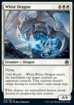 Drago Bianco - Avventure nei Forgotten Realms (Uncommon) [AFR-41]