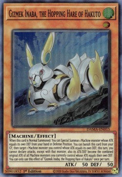Gizmeck Inaba, la Saltellante Lepre di Hakuto - Dawn of Majesty (Super Rare) [DAMA-015]