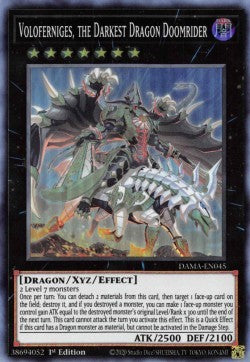 Voloferniges, il Più Oscuro Drago Destinocavalcatore - Dawn of Majesty (Super Rare) [DAMA-045]