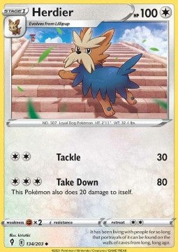 Herdier - Evoluzioni Eteree (Uncommon) [EVS-134]