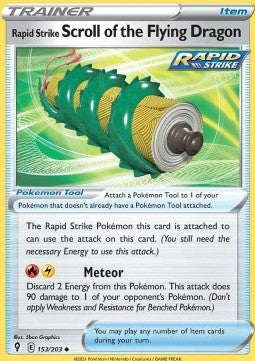 Rotolo del Drago Volante Colpo Rapido - Evoluzioni Eteree (Uncommon) [EVS-153]