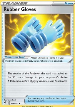 Guanti di Gomma - Evoluzioni Eteree (Uncommon) [EVS-156]