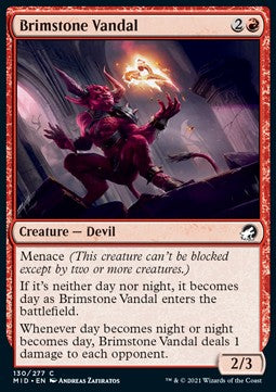 Vandalo di Zolfo - Innistrad: Caccia di Mezzanotte (Common) [MID-130]