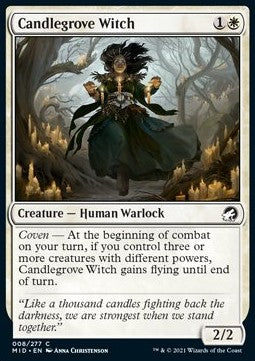 Strega del Bosco delle Candele - Innistrad: Caccia di Mezzanotte (Common) [MID-8]