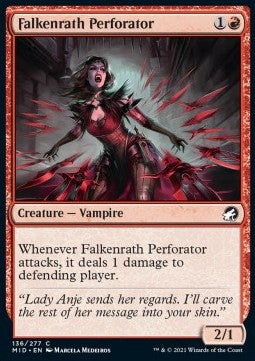 Perforatrice Falkenrath - Innistrad: Caccia di Mezzanotte (Common) [MID-136]