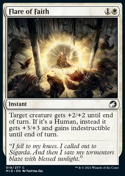 Bagliore della Fede - Innistrad: Caccia di Mezzanotte (Common) [MID-19]