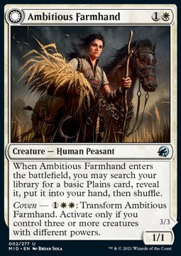 Bracciante Ambiziosa // Catara Consumata - Innistrad: Caccia di Mezzanotte (Uncommon) [MID-2]