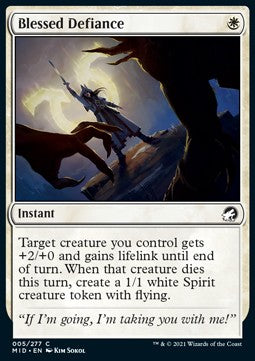 Audacia Benedetta - Innistrad: Caccia di Mezzanotte (Common) [MID-5]