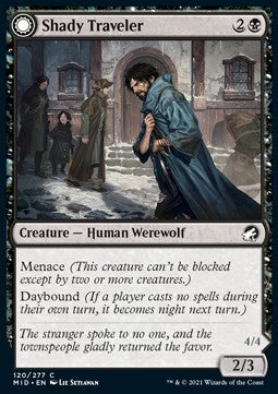 Viaggiatore Losco // Predatore In Appostamento - Innistrad: Caccia di Mezzanotte (Common) [MID-120]