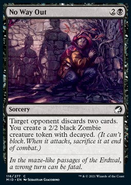 Senza Via d'Uscita - Innistrad: Caccia di Mezzanotte (Common) [MID-116]
