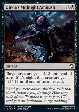 Agguato di Mezzanotte di Olivia - Innistrad: Caccia di Mezzanotte (Common) [MID-118]