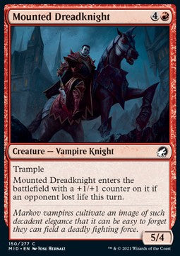 Cavaliere Terrificante a Cavallo - Innistrad: Caccia di Mezzanotte (Common) [MID-150]