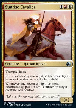 Cavaliera dell'Aurora - Innistrad: Caccia di Mezzanotte (Uncommon) [MID-244]