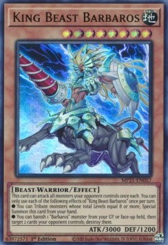 Bestia Re Barbaros - 2021 Tin of Ancient Battles (Ultra Rare) [MP21-057]