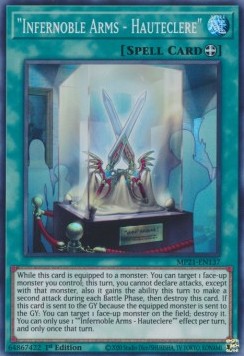 "Infernobili Armi - Hauteclere" - 2021 Tin of Ancient Battles (Super Rare) [MP21-137]