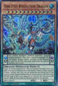 Drago Rivoluzione Occhi Diversi - 2021 Tin of Ancient Battles (Ultra Rare) [MP21-157]