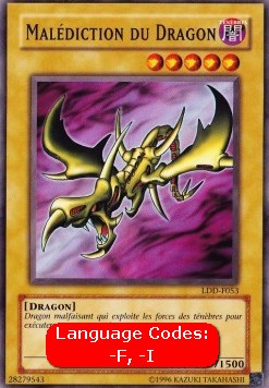 Anatema del Drago - La Leggenda del Drago Bianco Occhi Blu (Super Rare) [LDD-053]