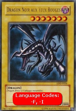Drago Nero Occhi Rossi - La Leggenda del Drago Bianco Occhi Blu (Ultra Rare) [LDD-056]