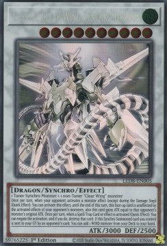 Drago Synchro Ala Chiara Cristallo - Legendary Duelists: Synchro Storm (Ghost Rare) [LED8-005]