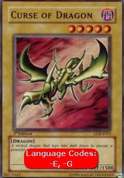 Anatema del Drago - Legend of Blue Eyes White Dragon (Super Rare) [LOB-053]