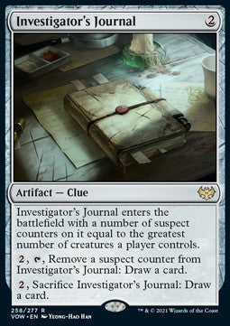 Diario dell'Investigatore - Innistrad: Promessa Cremisi (Rare) [VOW-258]