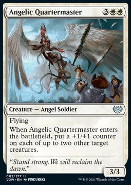 Quartiermastra Angelica - Innistrad: Promessa Cremisi (Uncommon) [VOW-2]