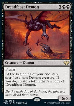 Demone del Banchetto di Terrore - Innistrad: Promessa Cremisi (Rare) [VOW-108]