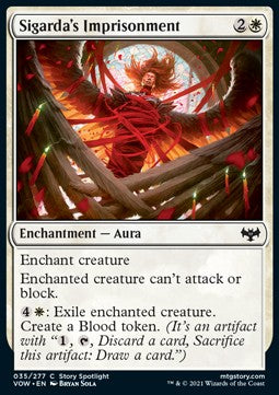 Prigionia di Sigarda - Innistrad: Promessa Cremisi (Common) [VOW-35]