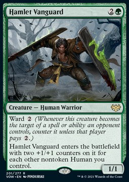 Avanguardia del Borgo - Innistrad: Promessa Cremisi (Rare) [VOW-201]