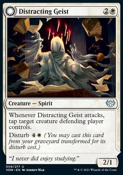 Geist Divagante // Divagazione Scaltra - Innistrad: Promessa Cremisi (Uncommon) [VOW-9]