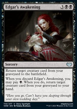 Risveglio di Edgar - Innistrad: Promessa Cremisi (Uncommon) [VOW-110]